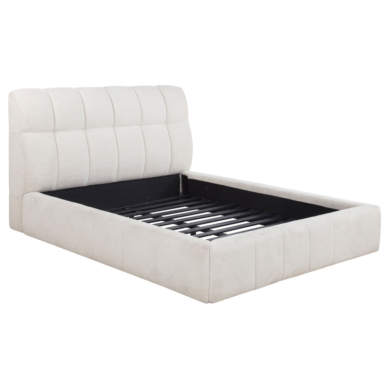 Nollet 48-inch Upholstered Panel Platform Bed