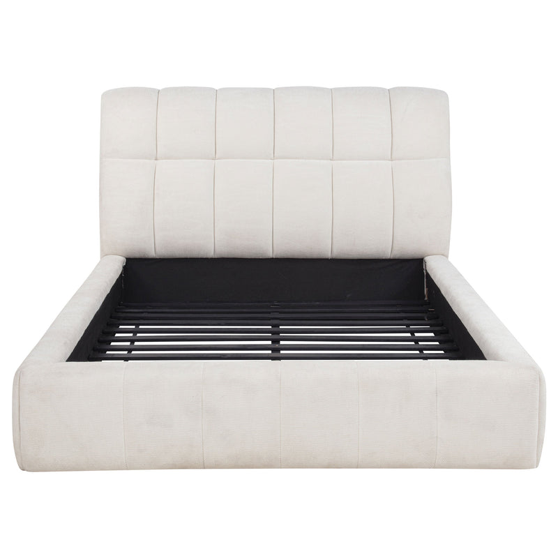 Nollet 48-inch Upholstered Panel Platform Bed