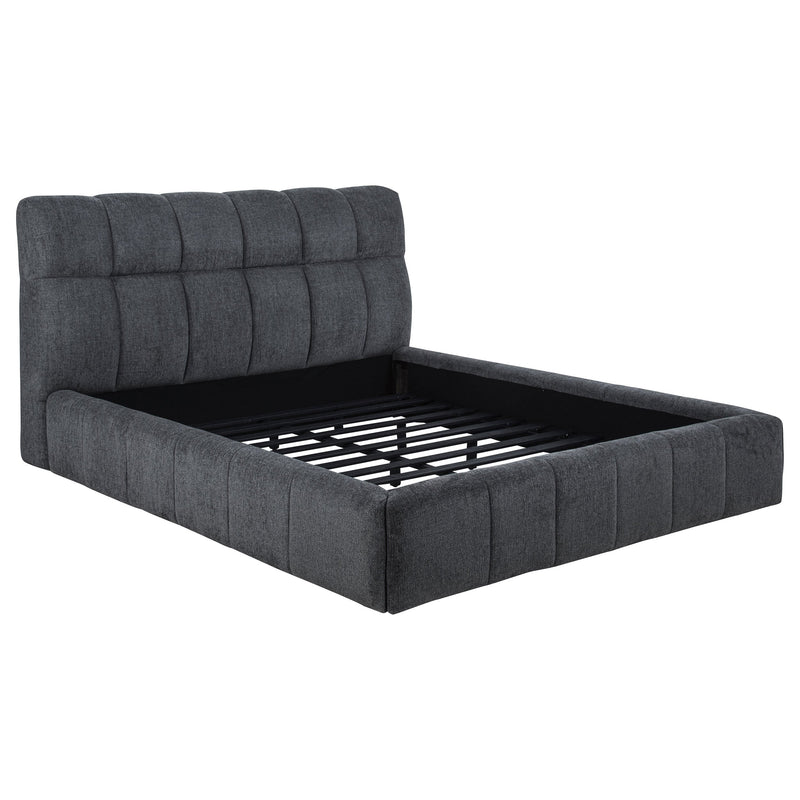Nollet 48-inch Upholstered Panel Platform Bed