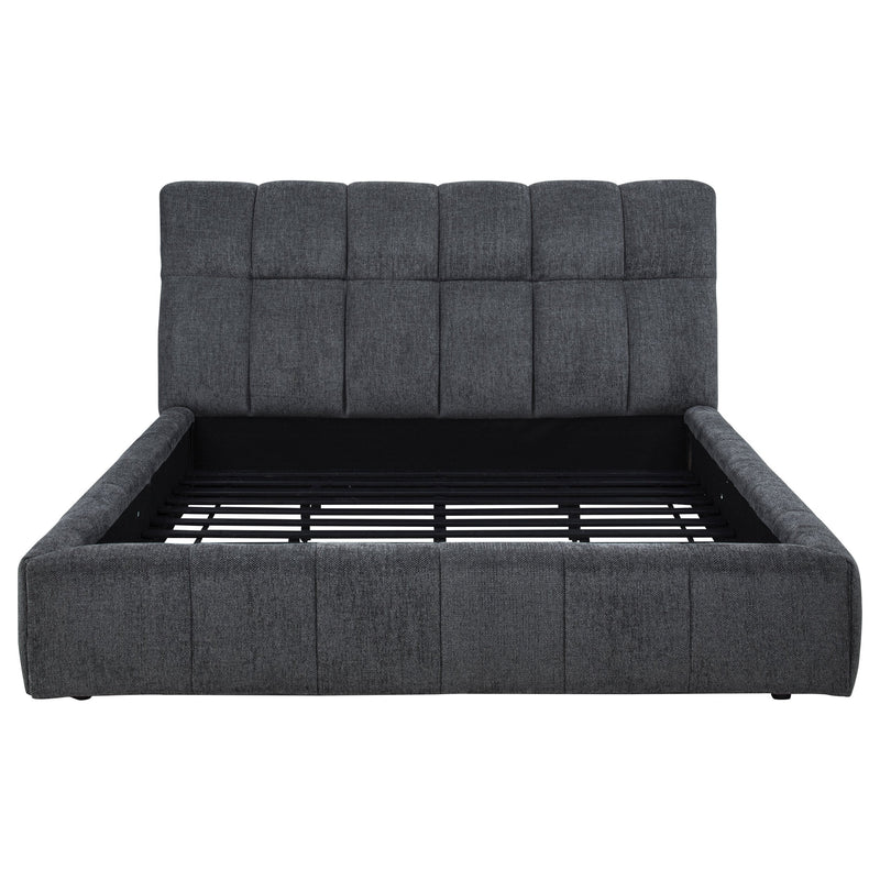 Nollet 48-inch Upholstered Panel Platform Bed