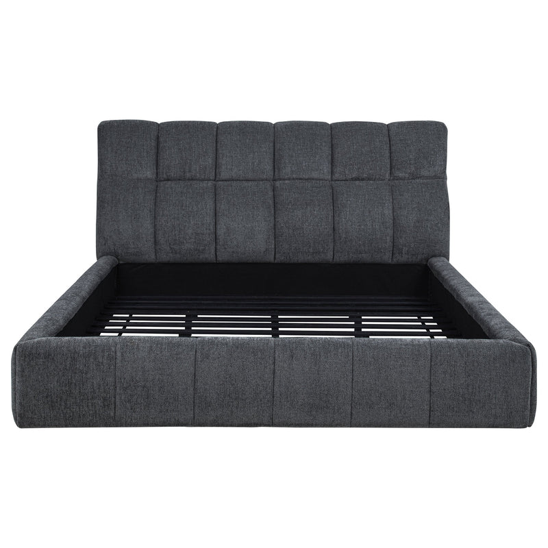Nollet 48-inch Upholstered Panel Platform Bed