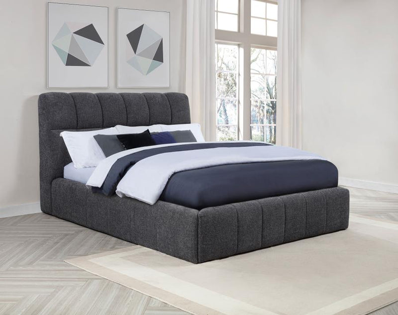 Nollet 48-inch Upholstered Panel Platform Bed