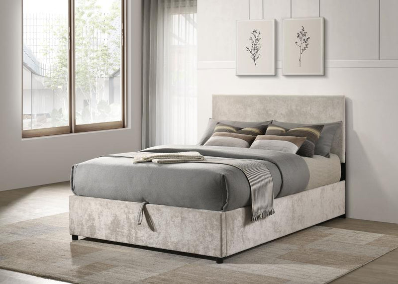Reeves Upholstered Lift-Top Storage Platform Bed