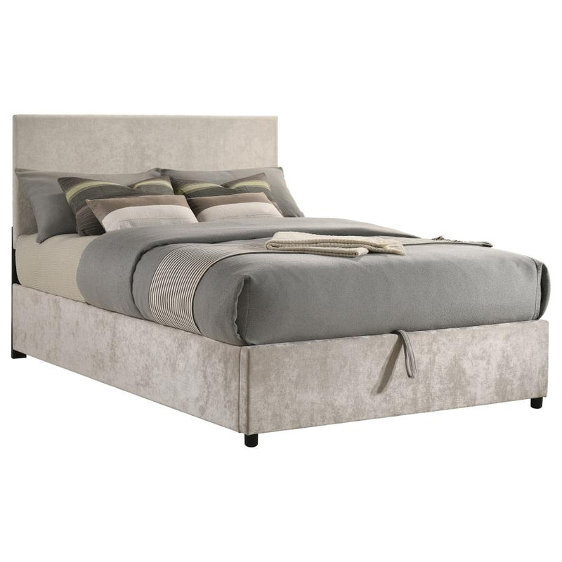 Reeves Upholstered Lift-Top Storage Platform Bed