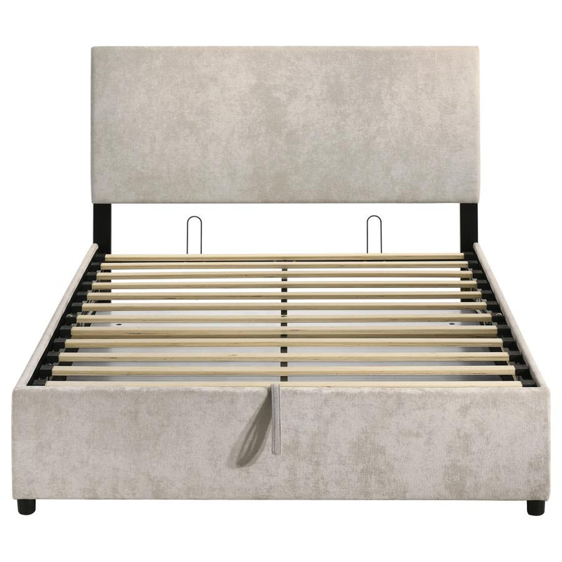 Reeves Upholstered Lift-Top Storage Platform Bed