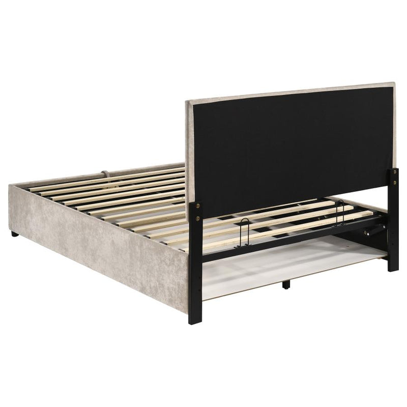 Reeves Upholstered Lift-Top Storage Platform Bed