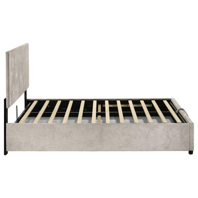 Reeves Upholstered Lift-Top Storage Platform Bed
