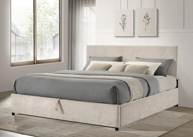 Reeves Upholstered Lift-Top Storage Platform Bed