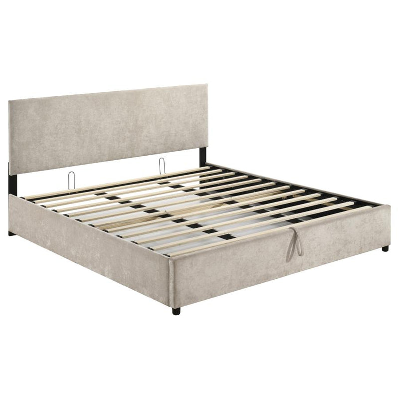 Reeves Upholstered Lift-Top Storage Platform Bed