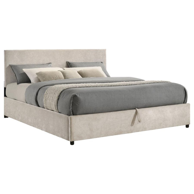 Reeves Upholstered Lift-Top Storage Platform Bed