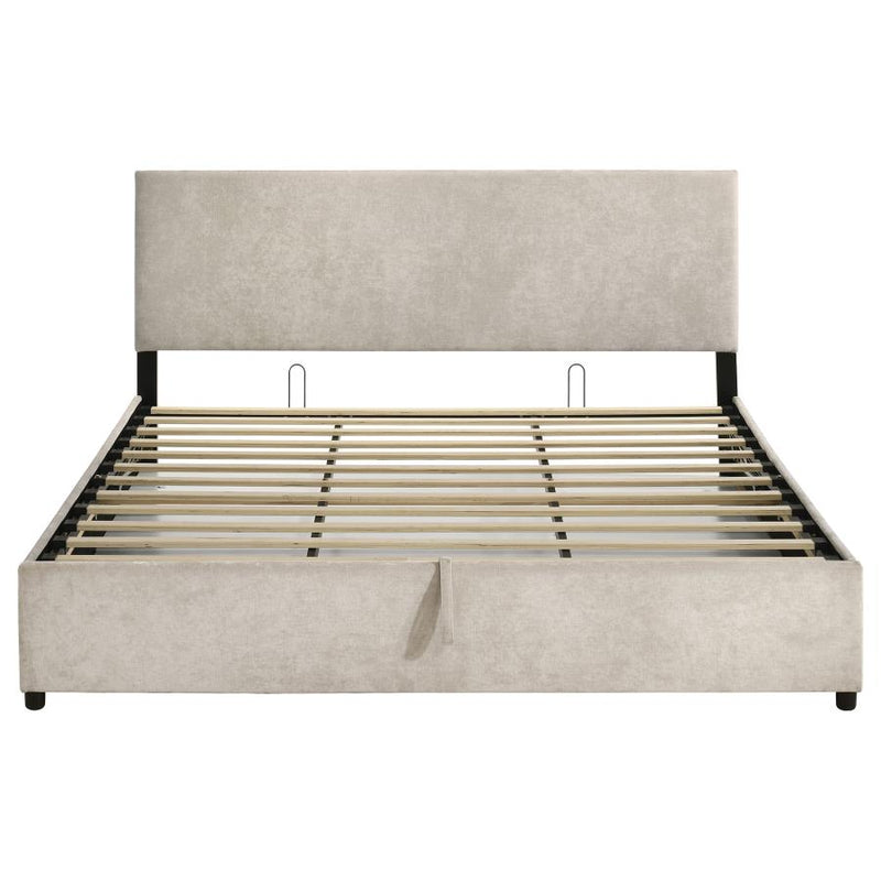 Reeves Upholstered Lift-Top Storage Platform Bed