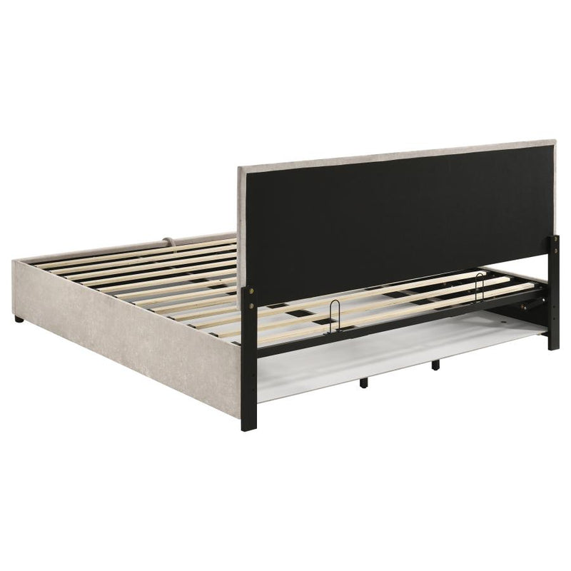 Reeves Upholstered Lift-Top Storage Platform Bed