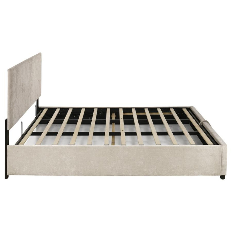Reeves Upholstered Lift-Top Storage Platform Bed