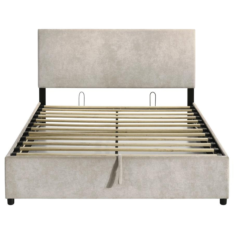 Reeves Upholstered Lift-Top Storage Platform Bed