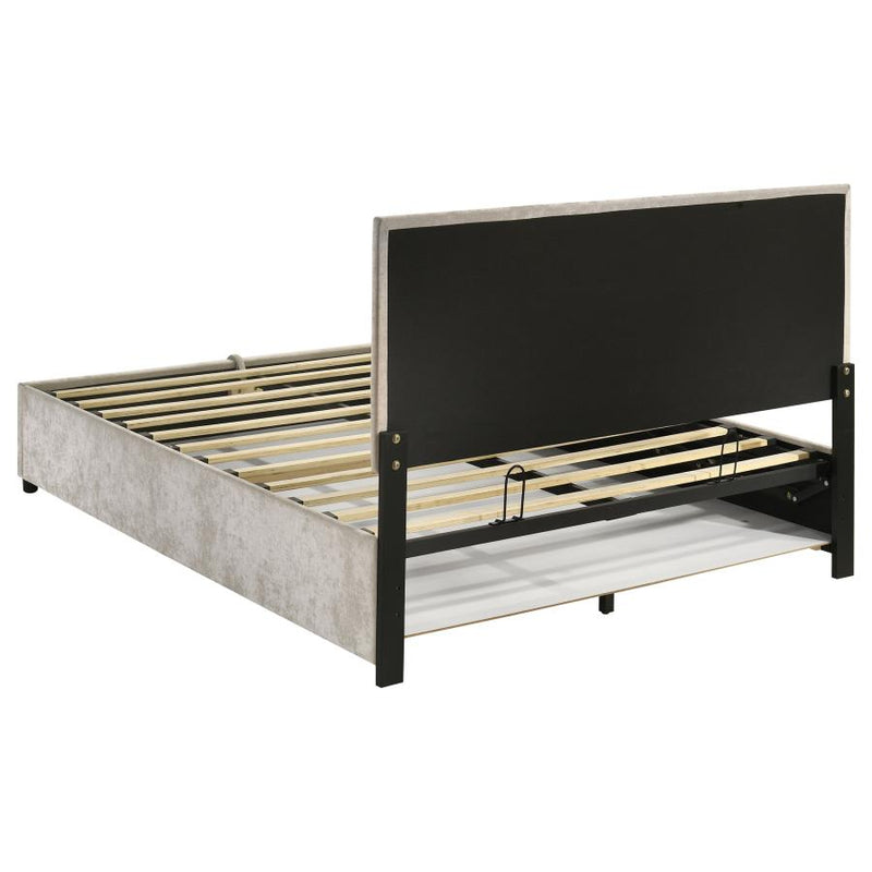 Reeves Upholstered Lift-Top Storage Platform Bed
