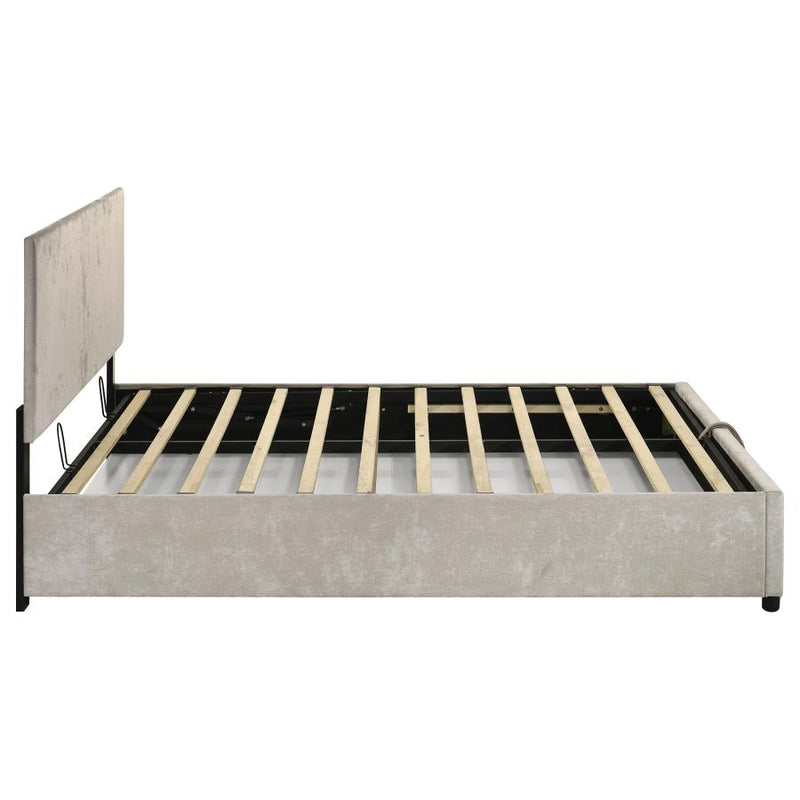 Reeves Upholstered Lift-Top Storage Platform Bed