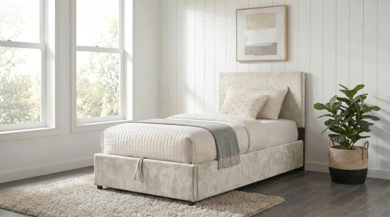 Reeves Upholstered Lift-Top Storage Platform Bed
