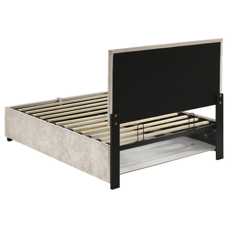 Reeves Upholstered Lift-Top Storage Platform Bed