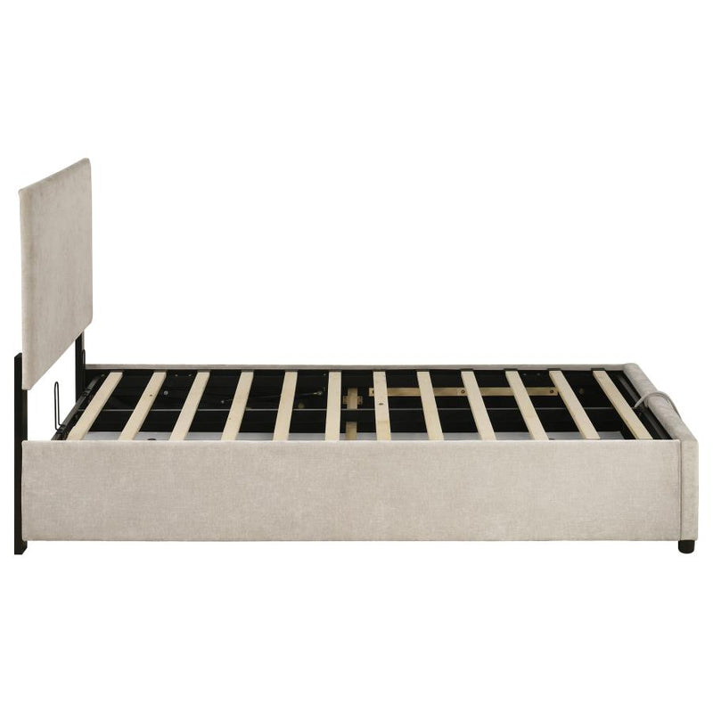 Reeves Upholstered Lift-Top Storage Platform Bed