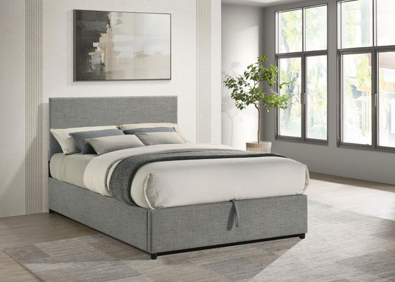 Reeves Upholstered Lift-Top Storage Platform Bed