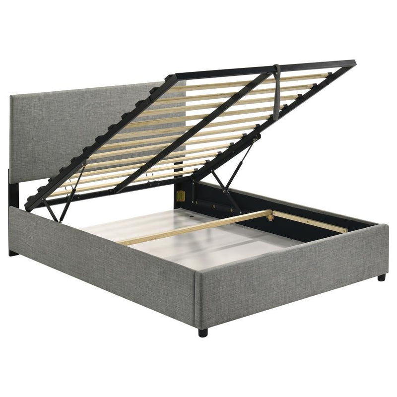 Reeves Upholstered Lift-Top Storage Platform Bed