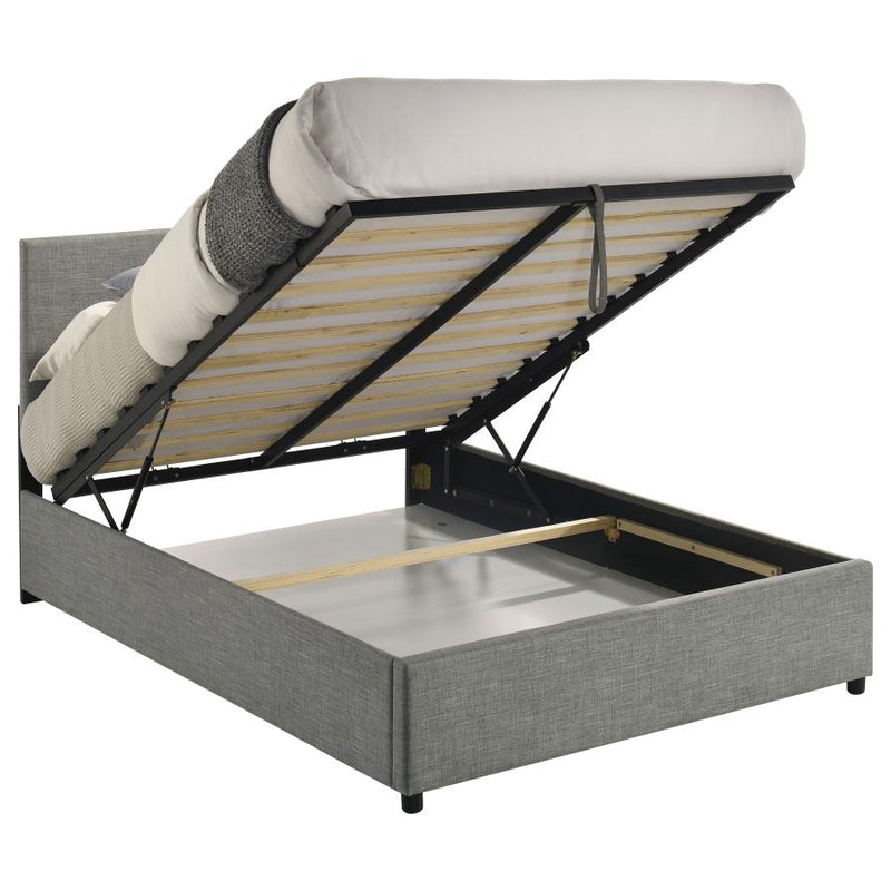 Reeves Upholstered Lift-Top Storage Platform Bed