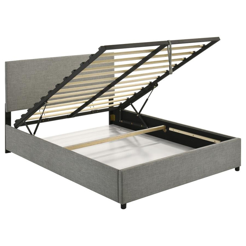 Reeves Upholstered Lift-Top Storage Platform Bed