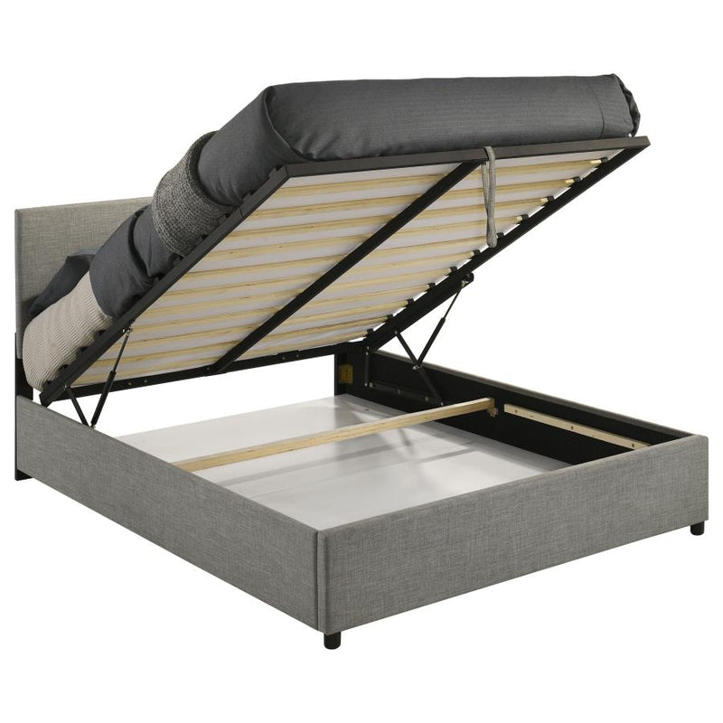 Reeves Upholstered Lift-Top Storage Platform Bed