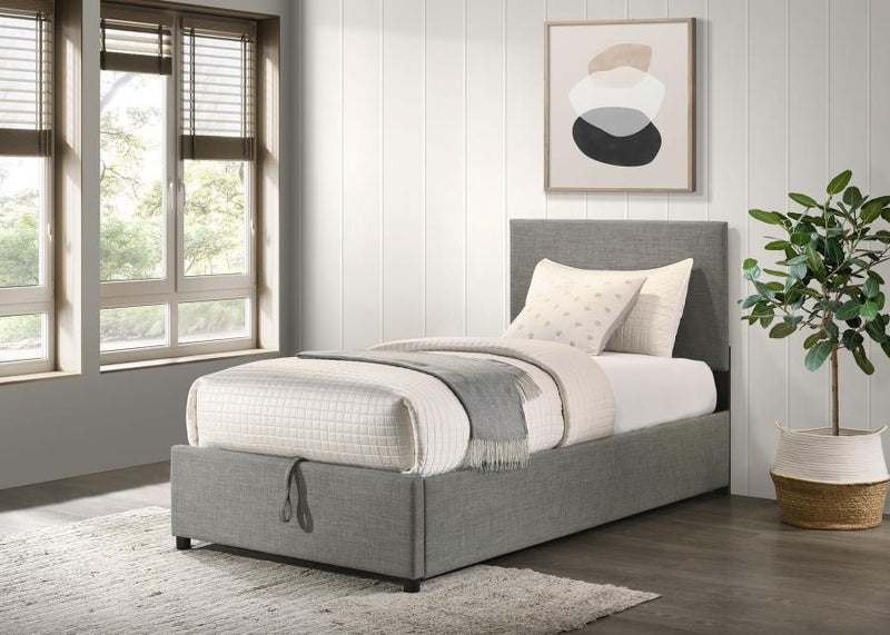 Reeves Upholstered Lift-Top Storage Platform Bed