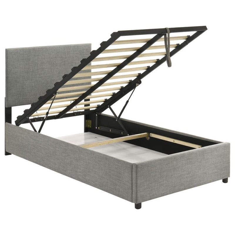 Reeves Upholstered Lift-Top Storage Platform Bed