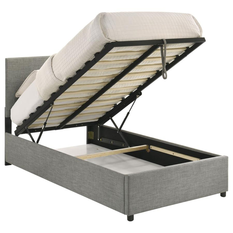 Reeves Upholstered Lift-Top Storage Platform Bed