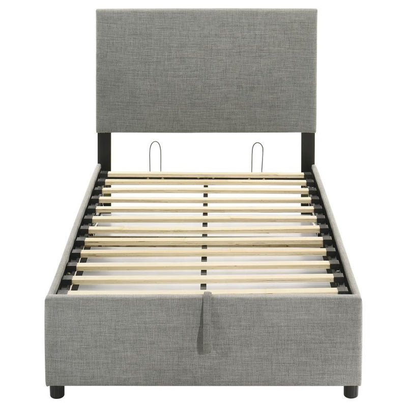 Reeves Upholstered Lift-Top Storage Platform Bed