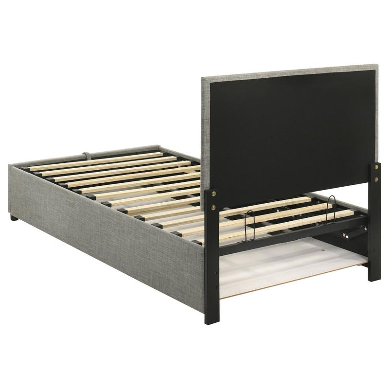 Reeves Upholstered Lift-Top Storage Platform Bed