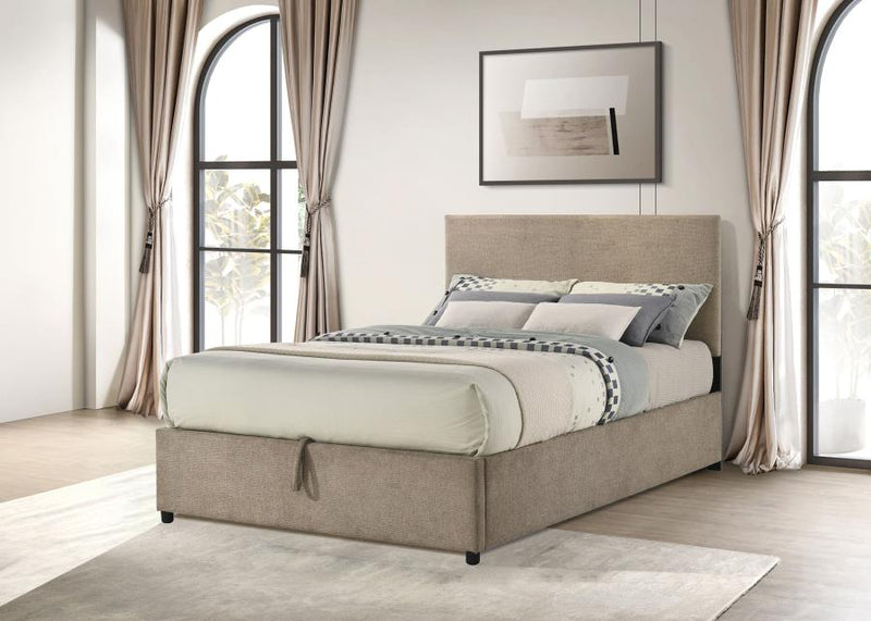 Reeves Upholstered Lift-Top Storage Platform Bed