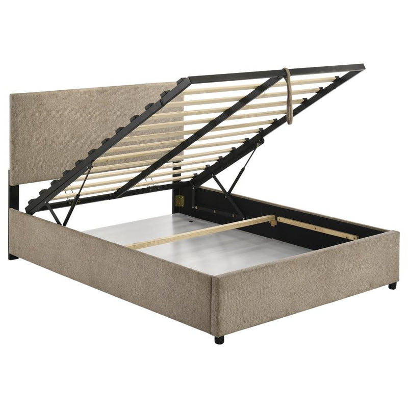 Reeves Upholstered Lift-Top Storage Platform Bed
