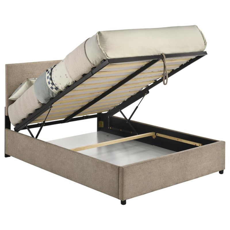 Reeves Upholstered Lift-Top Storage Platform Bed