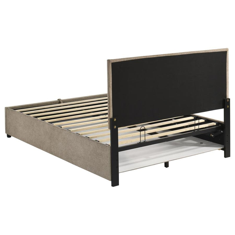 Reeves Upholstered Lift-Top Storage Platform Bed