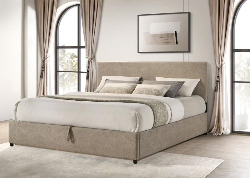 Reeves Upholstered Lift-Top Storage Platform Bed