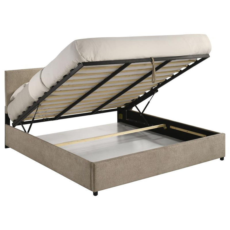 Reeves Upholstered Lift-Top Storage Platform Bed