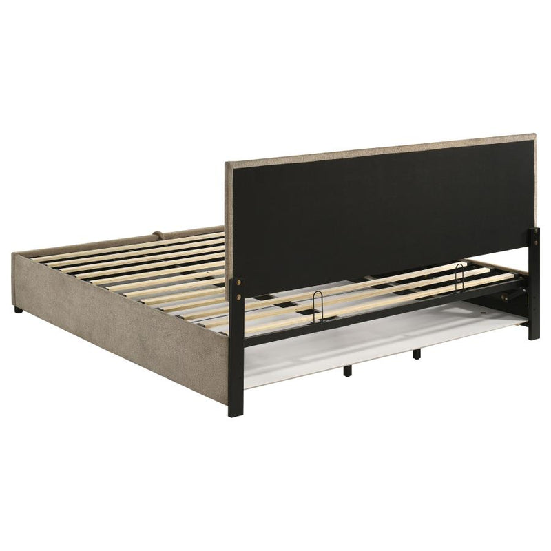 Reeves Upholstered Lift-Top Storage Platform Bed