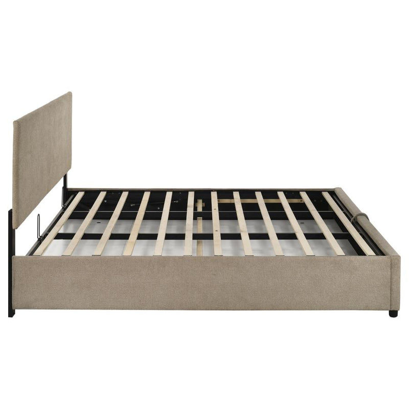 Reeves Upholstered Lift-Top Storage Platform Bed