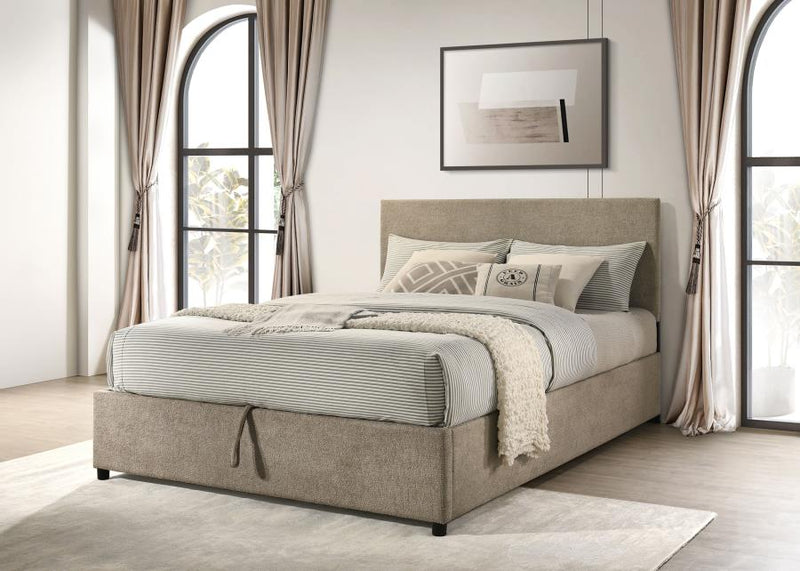 Reeves Upholstered Lift-Top Storage Platform Bed