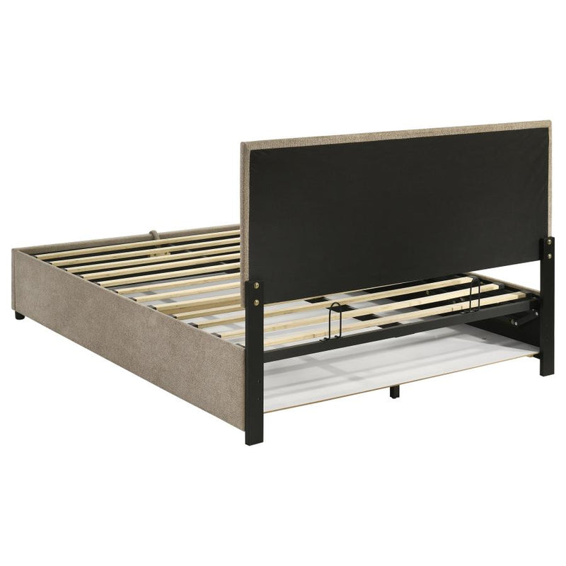 Reeves Upholstered Lift-Top Storage Platform Bed