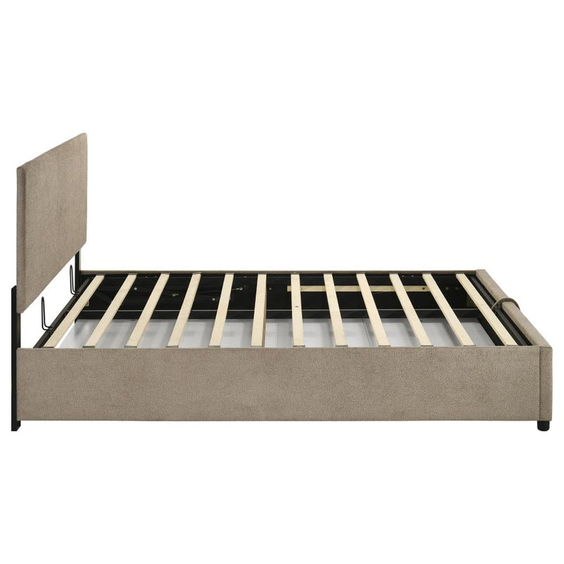 Reeves Upholstered Lift-Top Storage Platform Bed