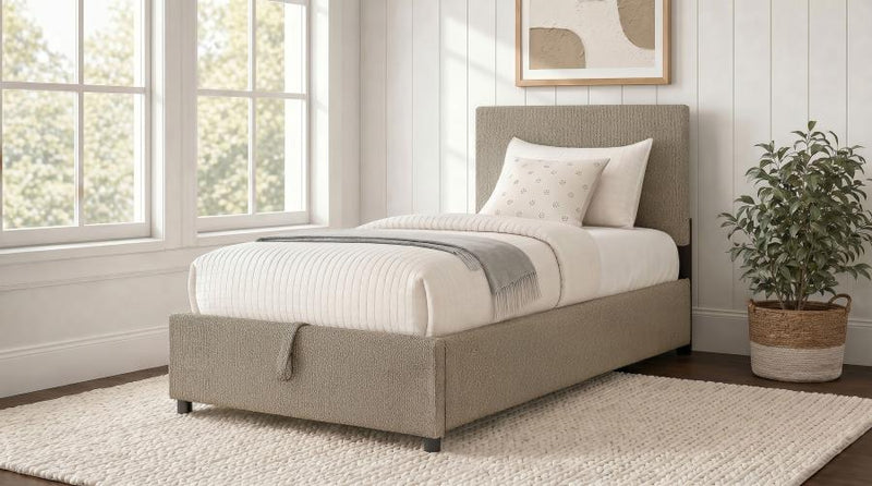 Reeves Upholstered Lift-Top Storage Platform Bed