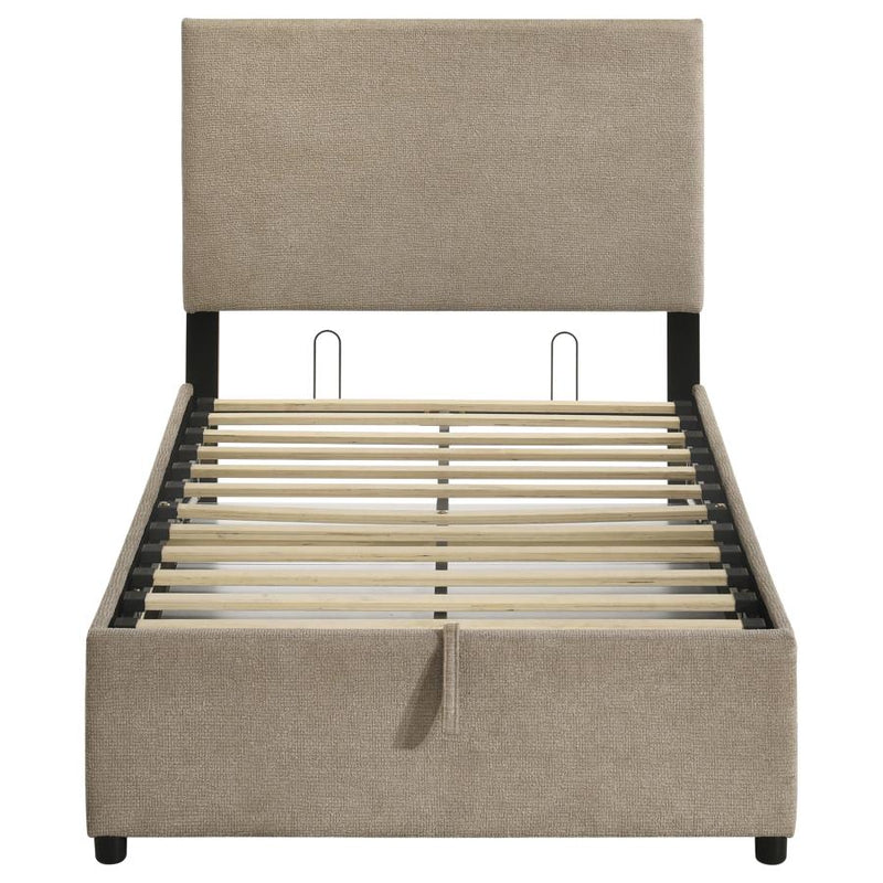 Reeves Upholstered Lift-Top Storage Platform Bed