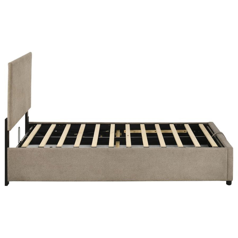 Reeves Upholstered Lift-Top Storage Platform Bed