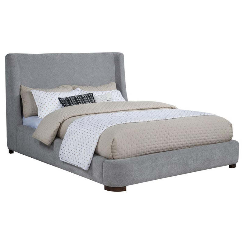 Rennes Upholstered Wingback Platform Bed