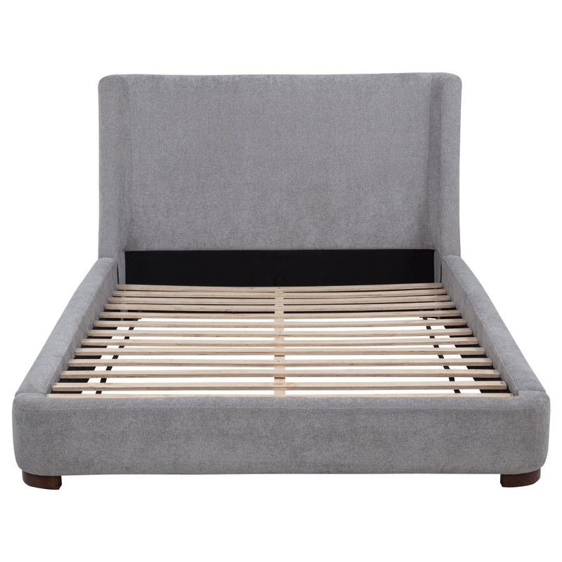 Rennes Upholstered Wingback Platform Bed