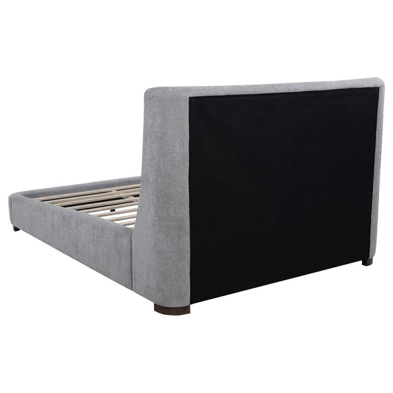 Rennes Upholstered Wingback Platform Bed